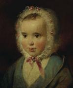 Portrat der Prinzessin Sophie von Liechtenstein (1837-1899) im Alter von etwa eineinhalb Jahren Friedrich von Amerling